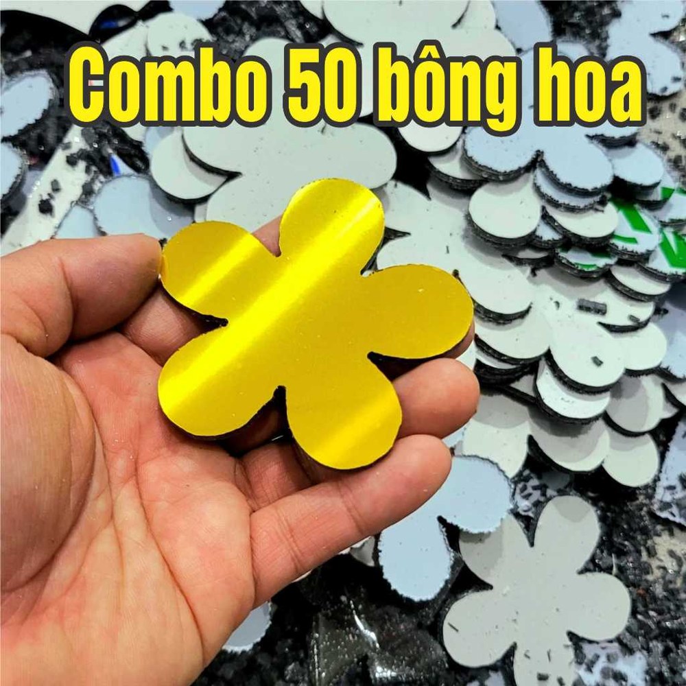 Combo 50 bông hoa trang trí Tết – mẫu 1