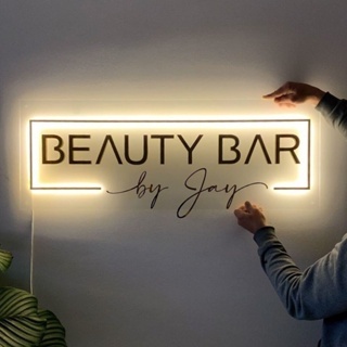 Bảng hiệu logo mica & LED neon – mẫu 1
